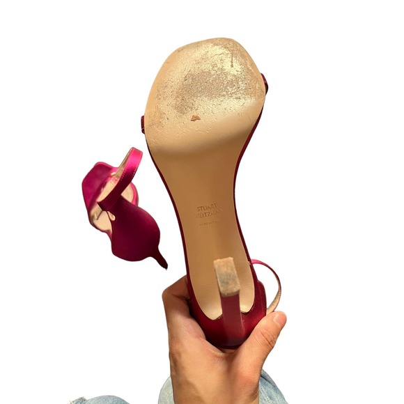 Stuart Weitzman Nudist Square Sandals - Picture 7 of 8